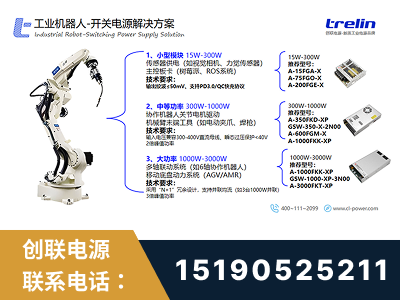 嵊州-工业机器人-开关电源解决方案